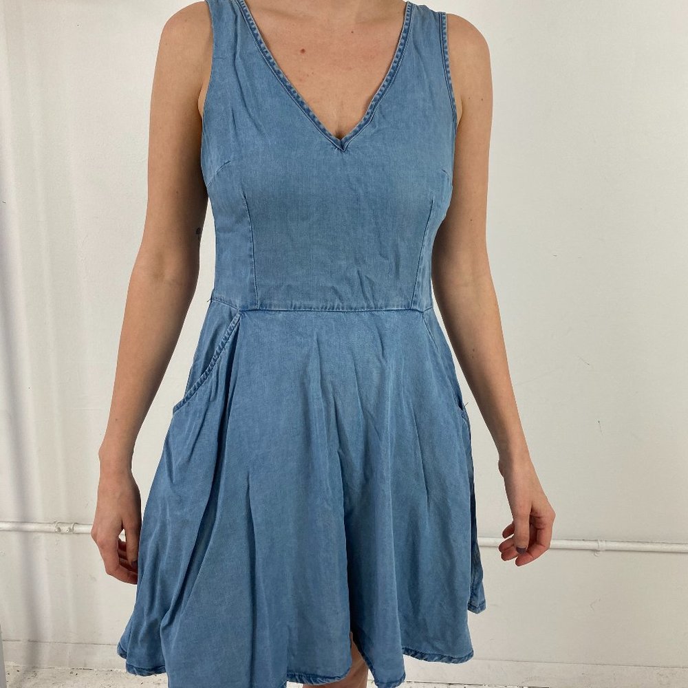 Topshop Denim Mini Dress